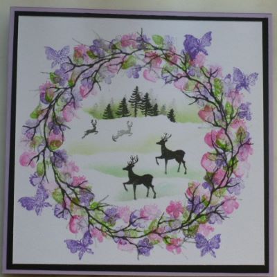 bloemenkrans, stemp…